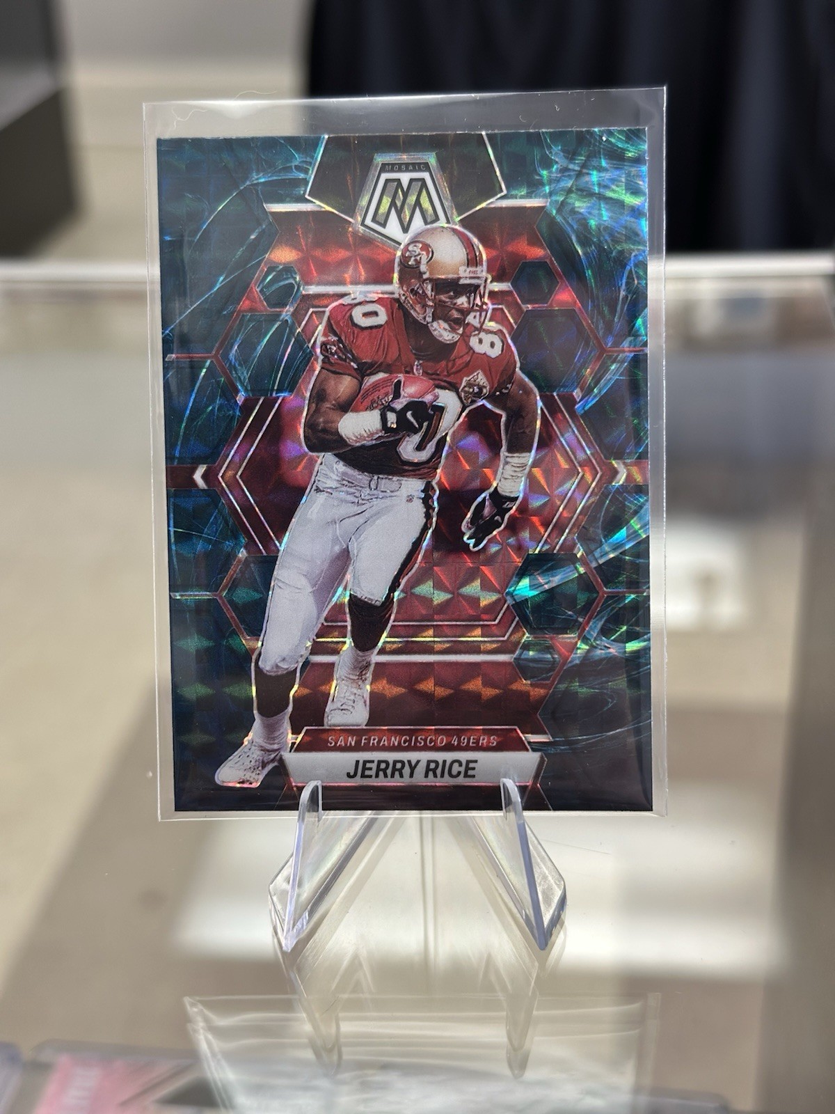 2023 Panini Mosaic - Jerry Rice #219 Genesis Mosaic Prizm Case Hit/SSP