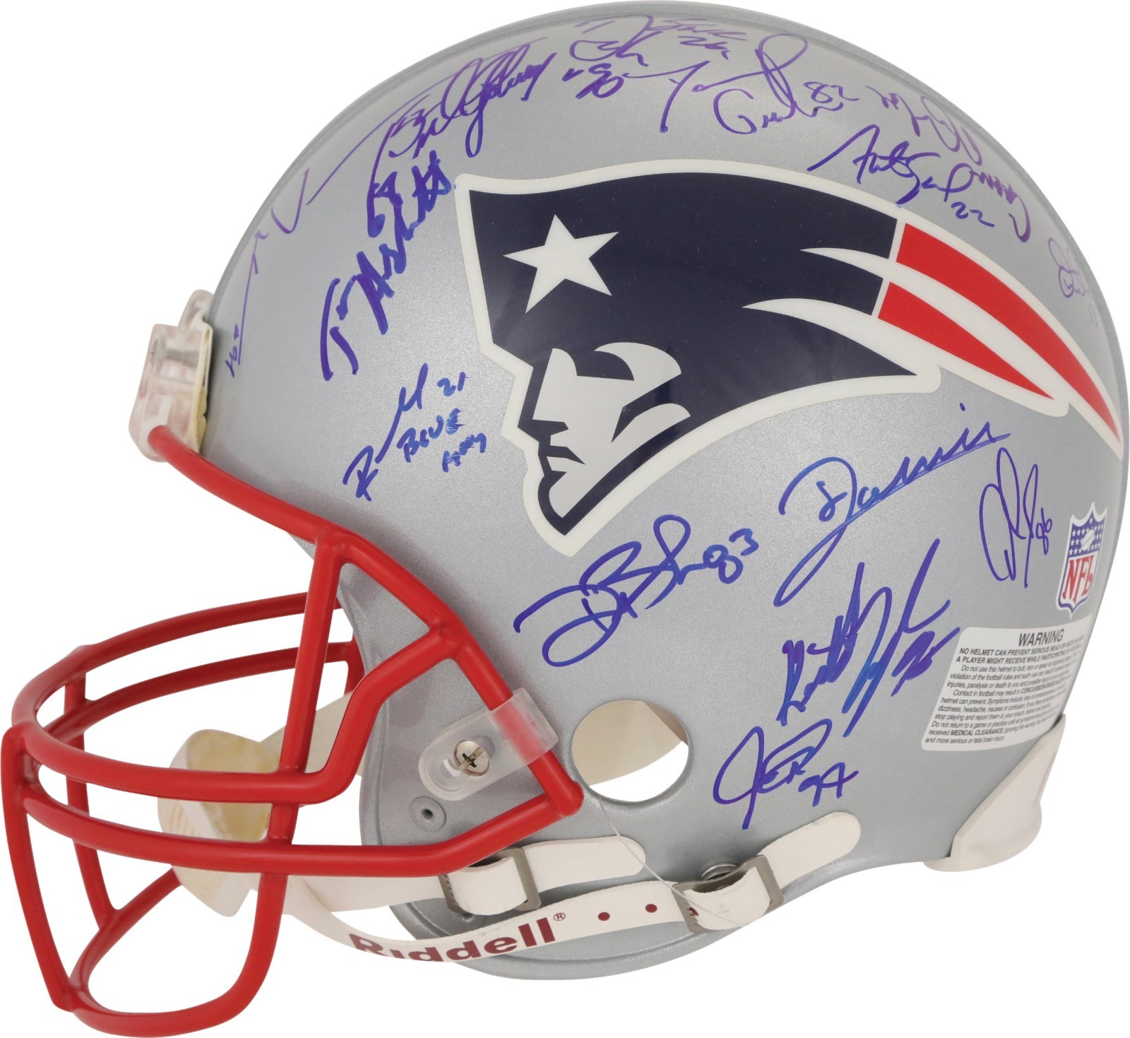 Tom Brady Autographed Signed New England Patriots 2004 Super Bowl Champs Team Helmet PSA DNA 