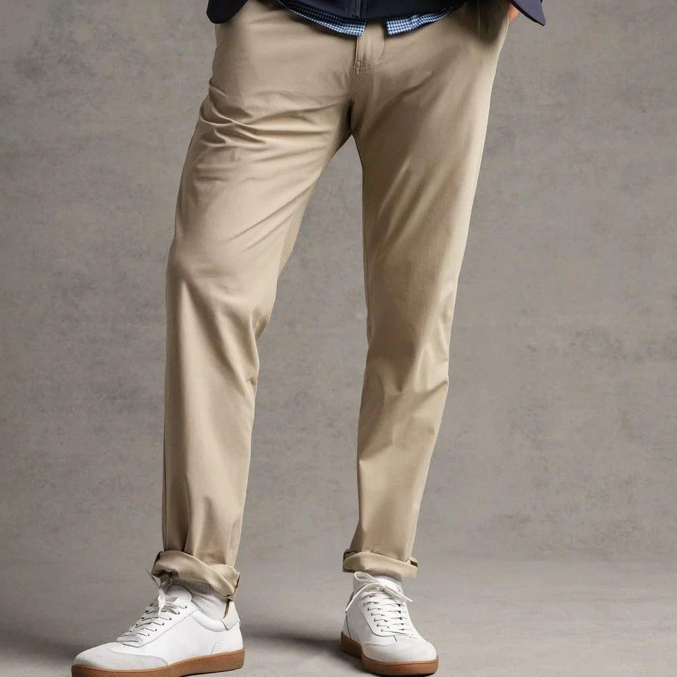 RHONE Commuter® Pant Men's sz 36 Khaki Performance Chino Trousers Neutral $138