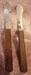 2 Utica Cutlery Co. Utica, NY.  Ink Erasers.  Made in U.S.A.