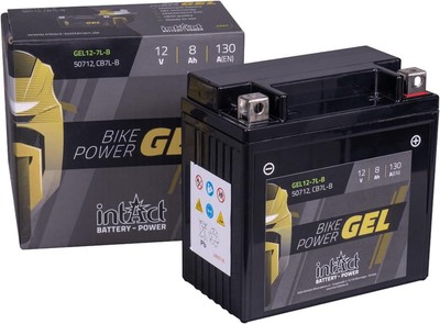 - GEL MOTORRADBATTERIE Bike-Power GEL12-7L-B. Ersetzt YB7L-B. Motorradbatteri...