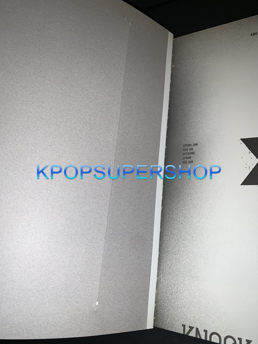 KNK 1st Single Album Knock CD Photobook Standee Postcards Great