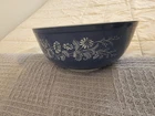 Vintage Blue Pyrex 404 Colonial Mist Mixing Bowl