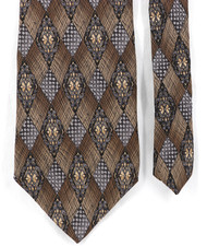 Cocktail Collection Beer Tie 100% Silk Geometric Made in USA 58 x 4