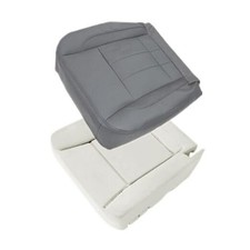 NLQR Driver Side Bottom Replacement Seat Cover Microfiber Leather Medium Slate