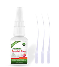 30G Ceramic Glue, Instant Ceramic Super Glue for Porcelain and Pottery Repair, F