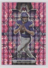 2023 Panini Mosaic Pink Camo Mosaic Prizm Kirk Cousins #150 00em