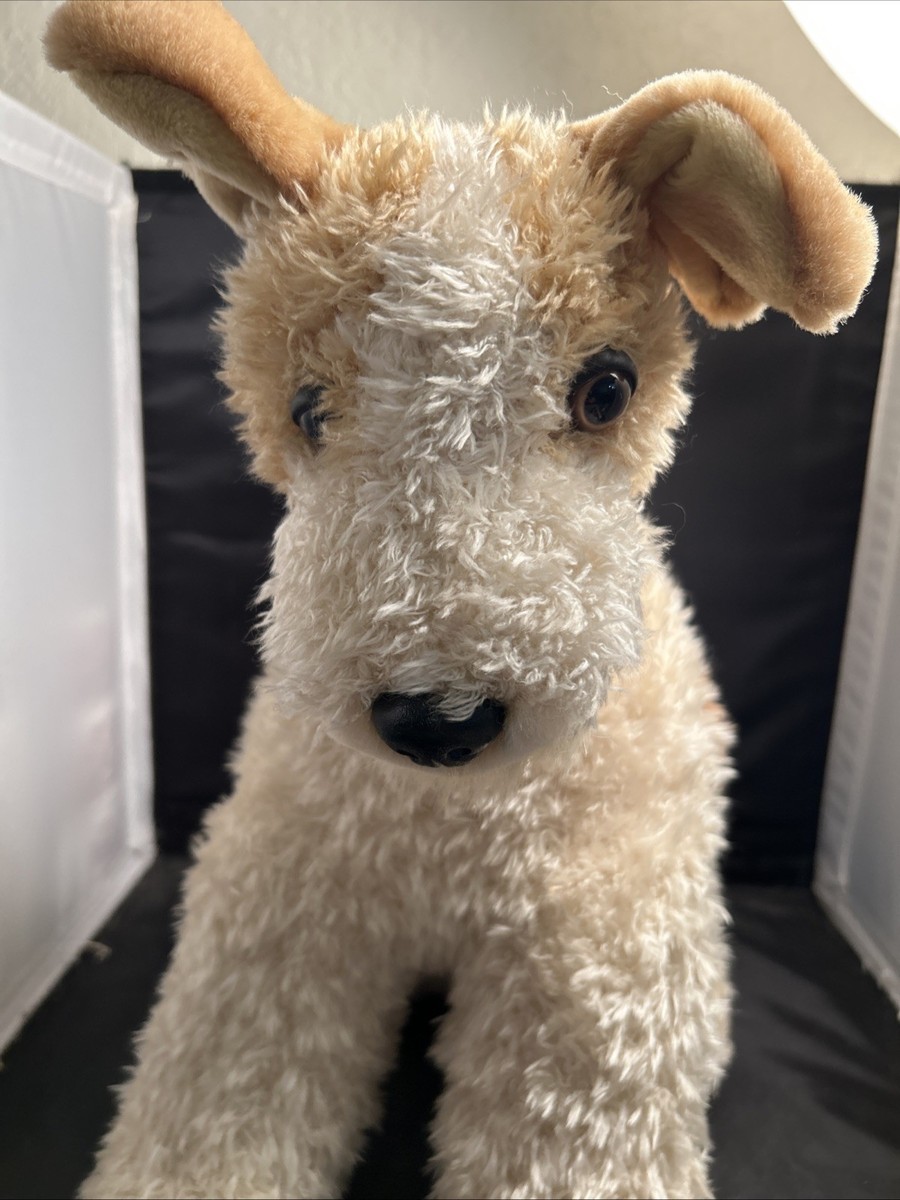 Fox Terrier Plush From People Pals W/canine Classics Tag 14 Tall