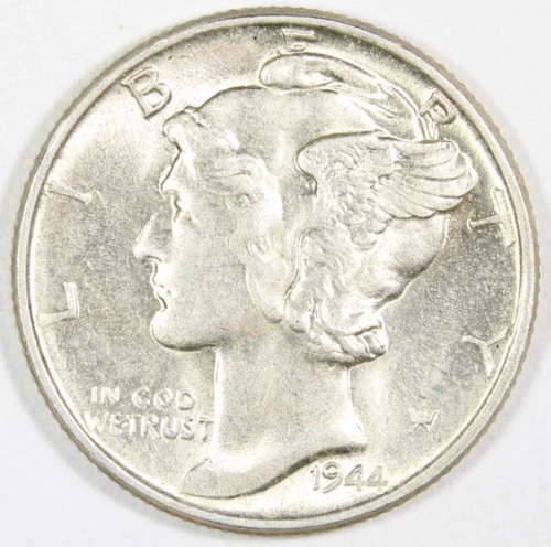 1944 Mercury Dime Gem Brilliant Uncirculated | Free Shipping