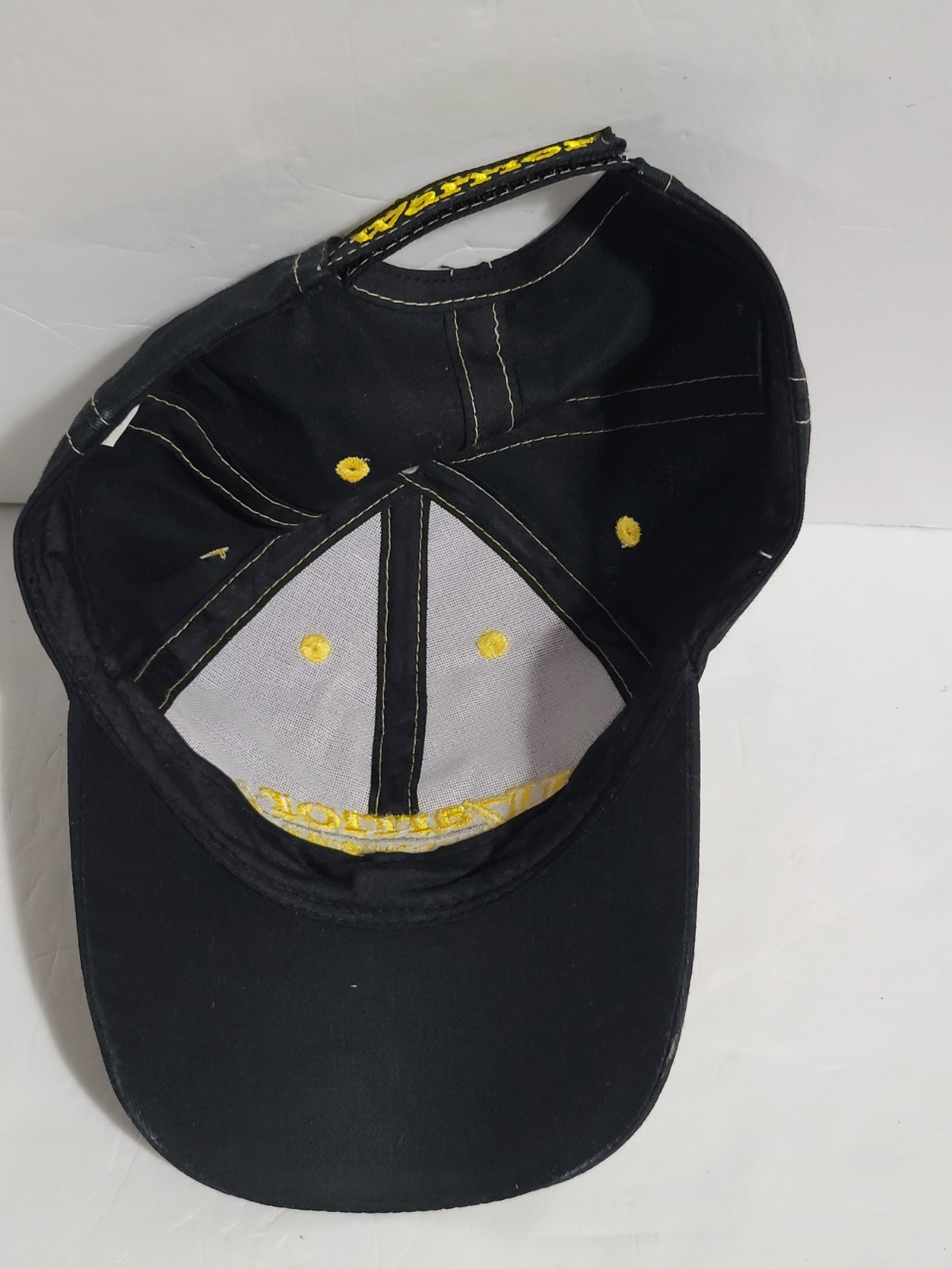 Warrior Custom Golf .com Adjustable Black Hat OSFM - image 4