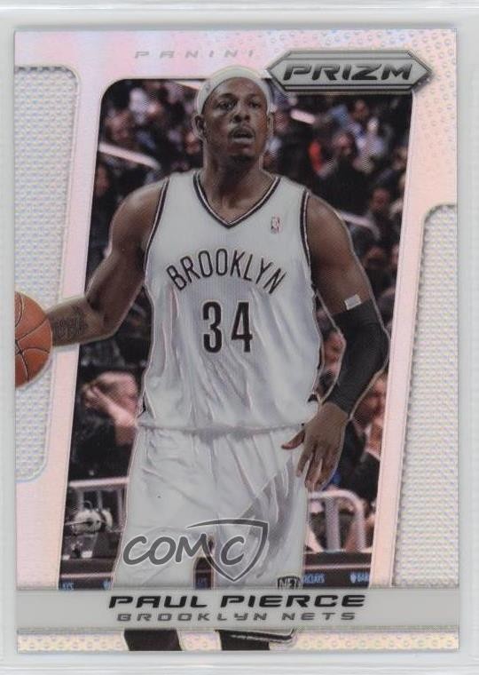 2013-14 Panini Prizm Silver Prizm Paul Pierce #55 HOF d4v