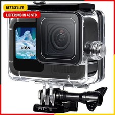 FitStill 60M/196FT Boîtier étanche pour Go Pro Hero13 /Hero12 /Hero11 /Hero