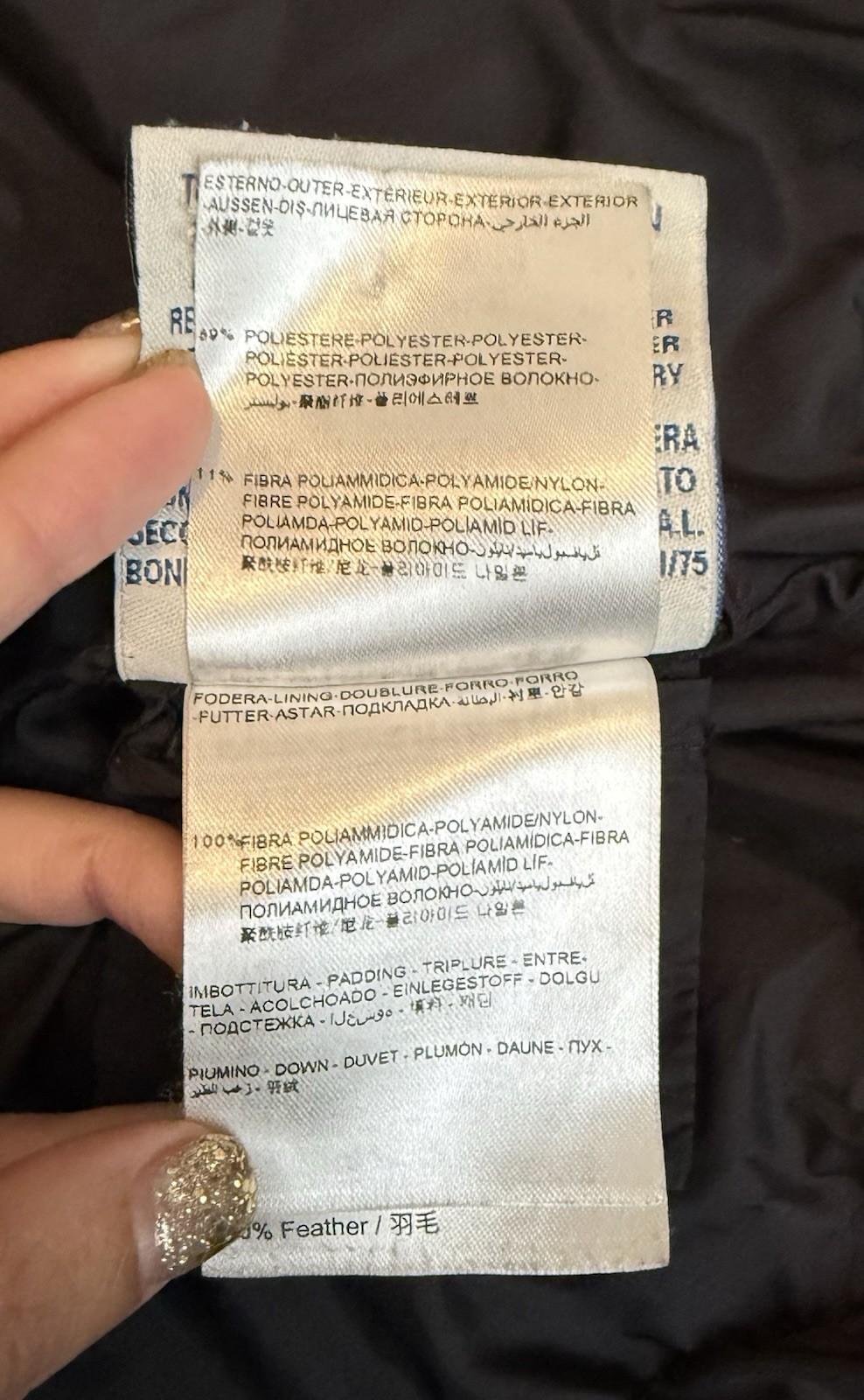 Authentic Moncler Down Jacket   Size 1 - image 7