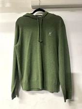 Ralph Lauren RLX Cashmere Hooded Sweater - Medium - Winged Foot Golf Club Logo
