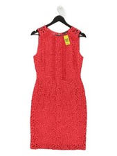 Warehouse Bodycon Midi Dress UK12 in Pink