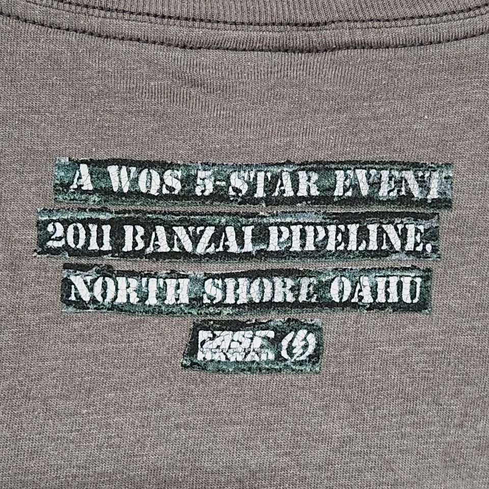 Volcom Pipe Pro Hawaii 2011 Shirt Men's Large ASF Graphic North Shore Oahu - Image 4 of 4