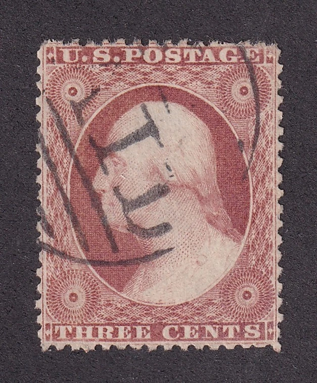 George Washington 3 Cent Stamp In Used Us Stamps (19th Century