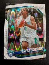 2025 Panini Prizm WNBA | #126 | Teresa Edwards | Minnesota Lynx | White Seismic
