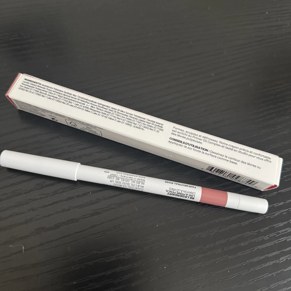 Delineador de labios Smashbox Be Legendary rosa neutra clara - 0,04 oz nuevo en caja Foto 3 de 4