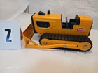 Vintage Tonka Bulldozer 1960s Orange No 100 Pressed Steel