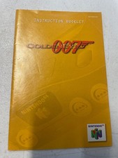 Goldeneye 007 Nintendo 64 N64 Instruction Manual Only