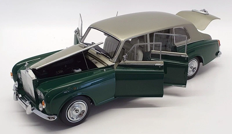 Kyosho 1/18 Scale 08905GRS - 1968 Rolls Royce Phantom VI - Green/Silver - Image 3 of 4