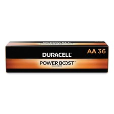 Baterías alcalinas AA (36/paquete) Duracell AACTBULK36 Power Boost CopperTop) nuevas