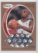 1998 SAGE Authentic Auto Bronze 258/600 DeMarco Johnson #A21 Auto 0q3