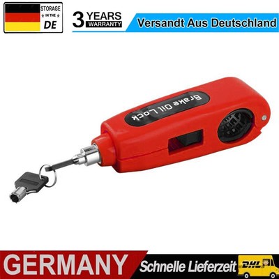 Motorcycle Grip Lock Anti-theft Handlebar Lock Motorcycle Accessories (Red)