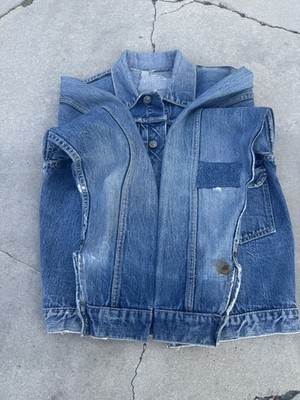 Vintage Levi's Type 1 506xx 1940's Denim Jacket Big E Selvedge