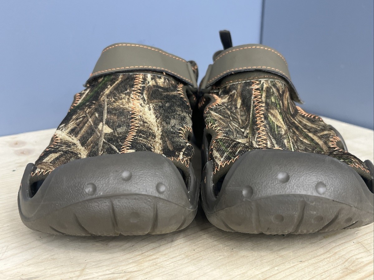 Crocs Swiftwater Realtree Max 5 Sandal Size 11 Men’s Crocs Brown Straps Sandals for Men for sale | eBay main image 4