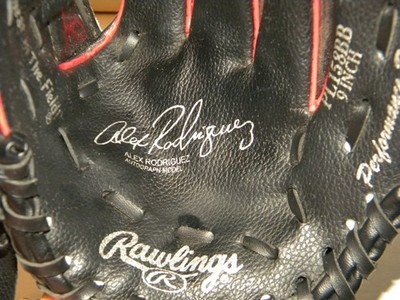 Rawlings Alex Rodriquez 9 Inch Performance Designed Black Baseball