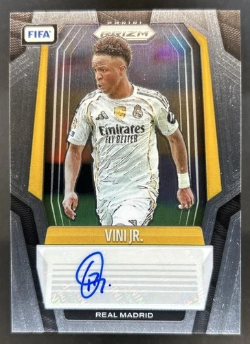 2025-26 Panini Prizm FIFA Vini Jr. Signatures Auto Autograph #S-VJR Real Madrid