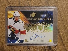 2021-22 SPx - Super Scripts Carter Verhaeghe #SS-CV Gold /25 (AU)