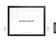 Union & Scale Essentials Wood Document Frame 9.3”x11.8 UN58039 Black x 2 Pcs New