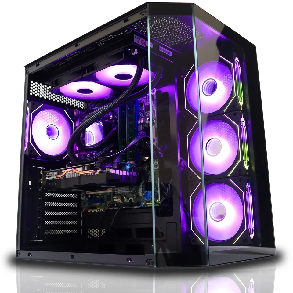 Gaming PC Intel i9 14900KF 64GB DDR5 32GB NVIDIA RTX 5090 2TB M.2 SSD Windows 11 - Image 3 of 4