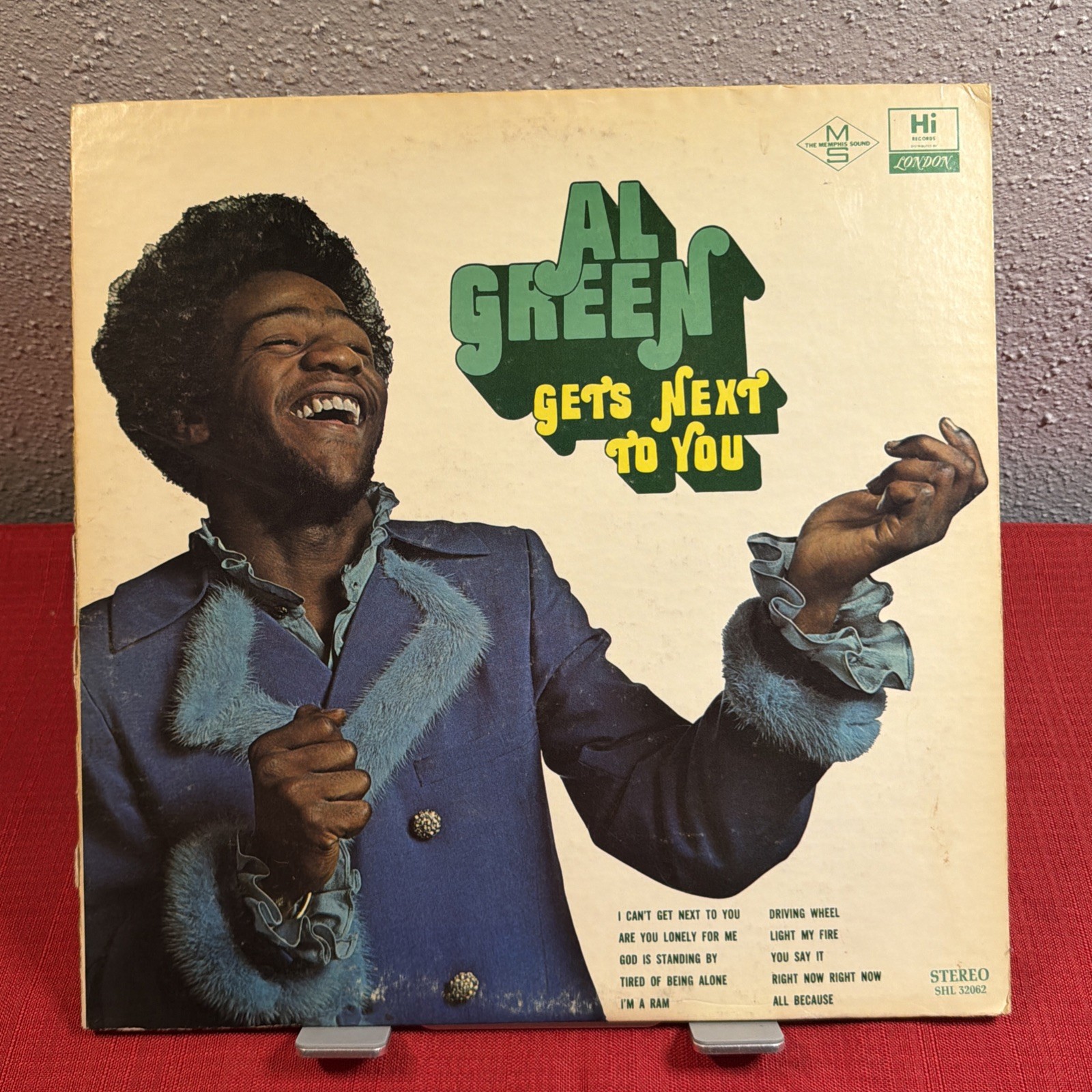 Al Green 'Gets Next to You' LP Vinyl Record Original Record