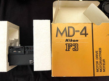 Nikon MD-4 Motor Drive for Nikon F3 Film SLR Camera with Box. No manuals.