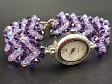 OROLOGIO GIOIELLO CON CRISTALLI SWAROVSKI - VIOLA E LILLA