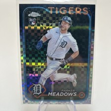 Parker Meadows 2024 Topps Chrome Detroit Tigers #271 Card X-Fractor RC