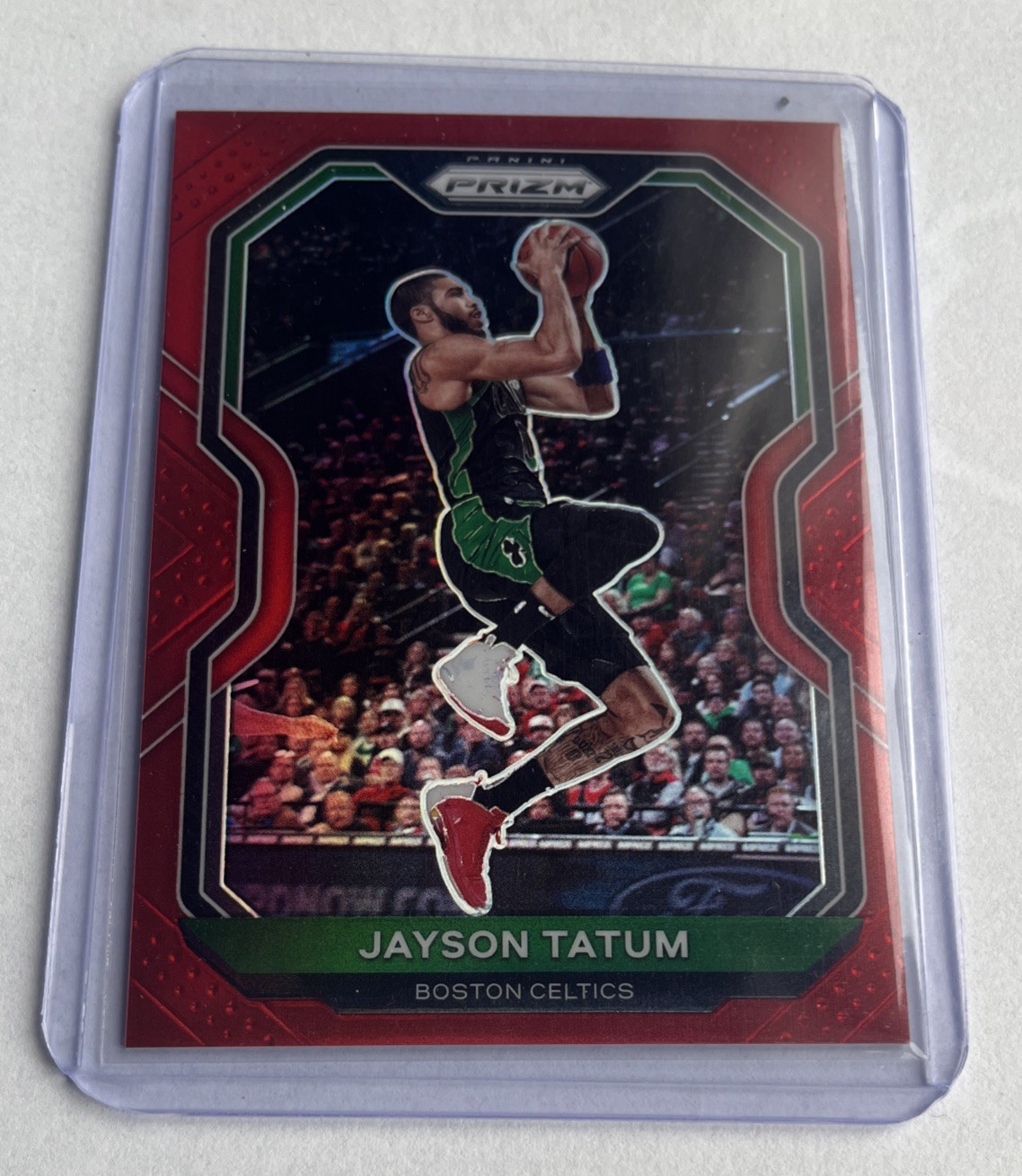 2020-21 Panini Prizm - Jayson Tatum #119 Red Prizm /299