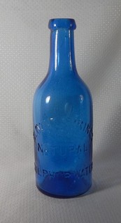 Blount Springs Natural Sulphur Water Soda Bottle Circa 1870's