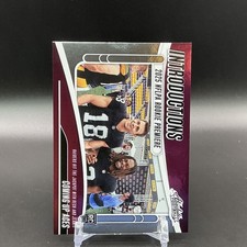 2025 Panini Absolute - Ashton Jeanty, Jack Bech (RC) #I-AJY Introductions