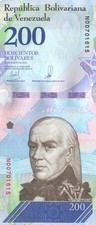 200 BOLIVARES VENEZUELA NOTE 2018