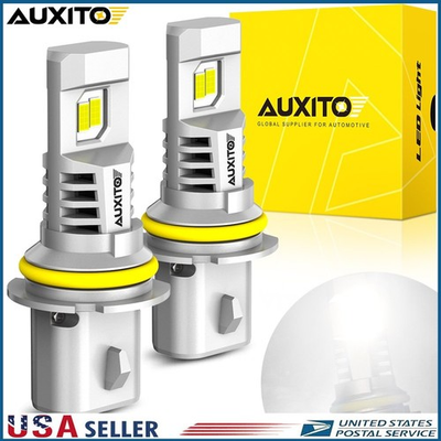 #ad AUXITO 9007 HB5 LED Headlight High Low Beam Bulbs Conversion Kit 6500K White 2X $38.99