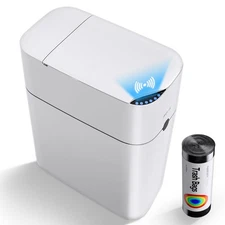 3 Gallon Motion Sensor Bathroom Trash Can Automatic Touchless with Lid, 2nd G...