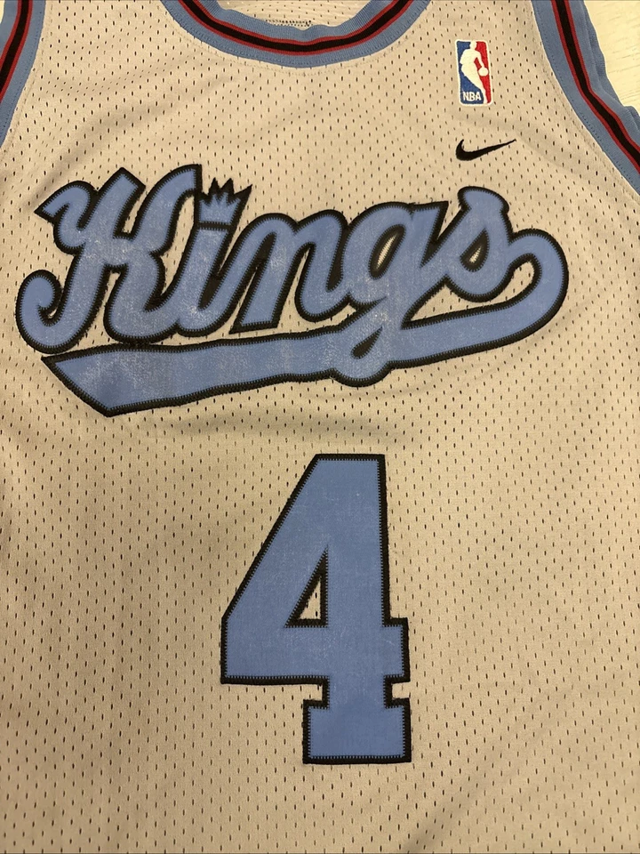 Camiseta rara vintage Nike Rewind Throwback NBA Sacramento Kings Chris Webber - Imagem 3 de 4