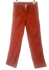 2 Pack Cat  Jack -Boys 18 Husky Pants Drawstring Khaki  Rust Pull-On Cotton