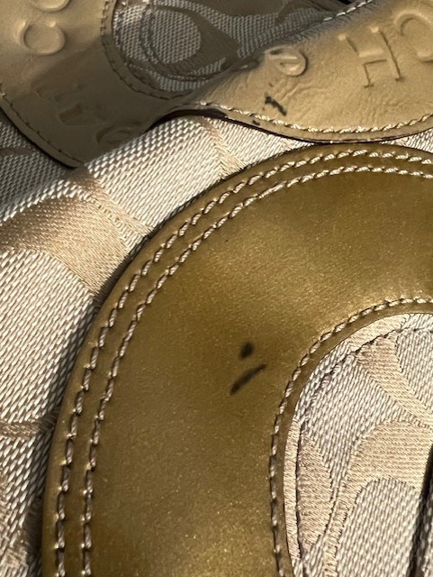 Coach Carly Large Circular Patchwork Shoulder Bag… - image 10