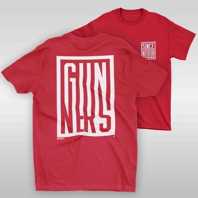 Fußball T-Shirt für Arsenal Fans Brutal Grafik Style T-Shirt Gunners Geschenk